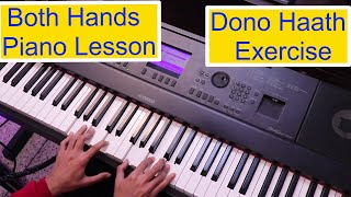 Both Hands Piano Tutorial Dono Haath Piano Play Kare Piano Lesson #231