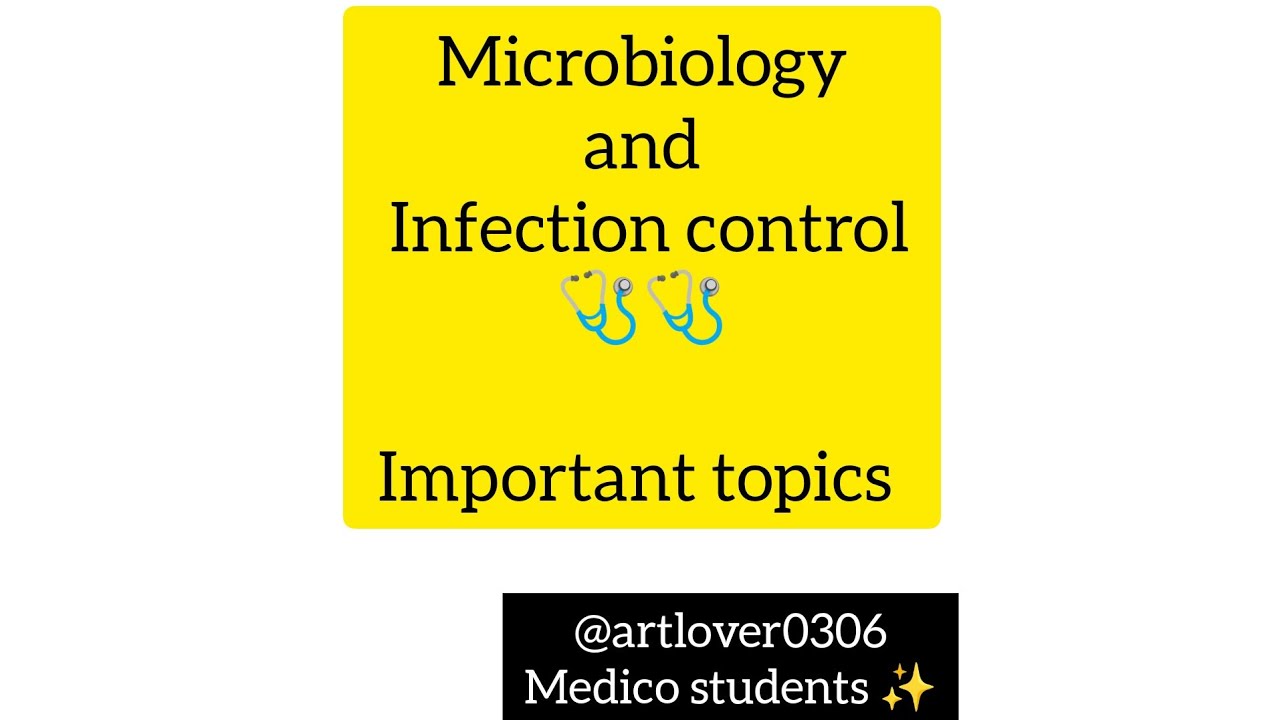 Importance ABVMU Microbiology & Infection Control/ ABVMU2023 - YouTube