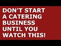 How to Start a Catering Business | Free Catering Business Plan Template Included