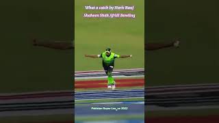 What a catch by Haris Rauf | Shaheen Shah Afridi Bowling in Pakistan Super League 2022 #shorts