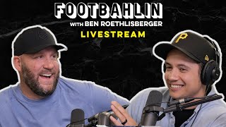 Big Ben watches Steelers vs Seahawks | Week 17 | Footbahlin Livestream