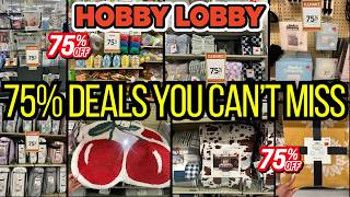 HOBBY LOBBY 75% OFF DEALS ARE HERE🔥HOBBY LOBBY DEALS 75 OFF FINDS YOU CAN’T MISS! #hobbylobby
