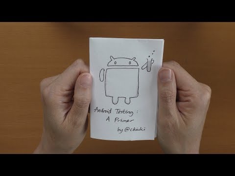How to fold the Android Testing Primer zine How to fold the Android Testing Primer zine