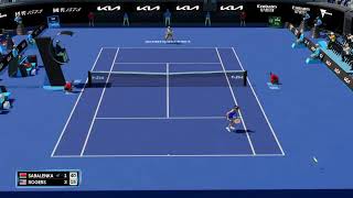 Sabalenka A. vs Rogers S. [WTA 23] | AO Tennis 2 - live #wolfsportarmy #aotennis2