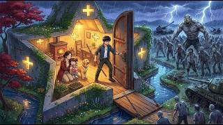 Surviving inside an Old Bunker Hidden During the Zombie Apocalypse | Ghibli Survival Whisper