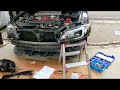 社外ヘッドライト取り付け動画【 78works】インプレッサ wrx sti ヘッドライト ブラック ファイバー led subaru grb カスタム 改造 custom diy