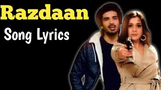 Razdaan (Lyrics) | Badnaam | Soham Naik | By Ultimate Creator.