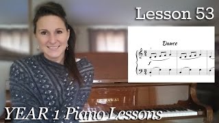 Free Beginner Piano Lesson | #53- Mezzoforte A Dance by Gurlitt|  [Year 1] 4-5