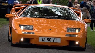 Modified Cars and Supercars GO CRAZY Leaving a Car Show (Sports Cars in the Park