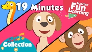 The Animal Sounds Song | Plus Lots More Nursery Rhymes | Toddler Fun Learning Compilation