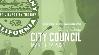 Albany City Council - Mar. 27, 2023