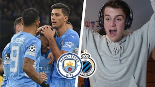 CITY Head TOP Of GROUP A | Man City 4 Club Brugge 1 | Champions League | Match Reaction