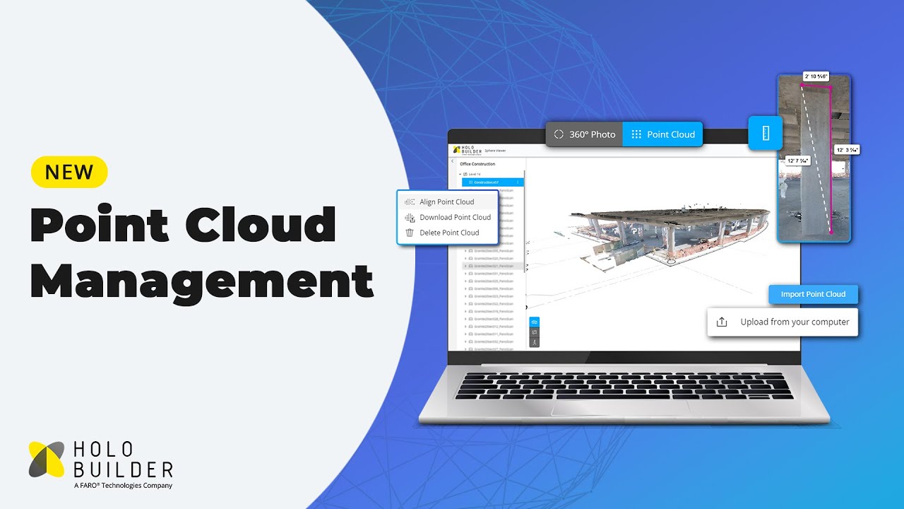 Introducing Point Cloud Management In Holobuilder Youtube