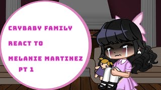 Crybaby Family React to Melanie Martinez | pt 1 | MY FIRST REACTION VIDEO!!! P2?