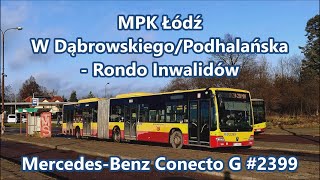 MPK Łódź - linia W, Mercedes-Benz Conecto G #2399