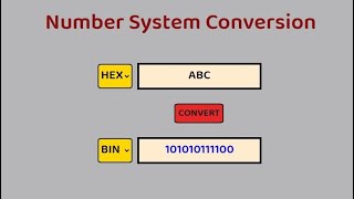 Number System Conversion Webpage