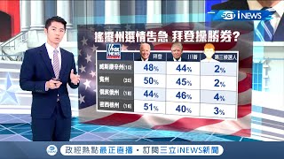 美國總統大選迎來最終辯論 爆川普竟有神秘團體相挺?  有望連任擊拜登?│主播 鄧崴 │【國際局勢。先知道】20201023│三立iNEWS