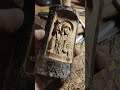 икона с образом святой Нино из полена сливы handmade religion икона чпу творчество