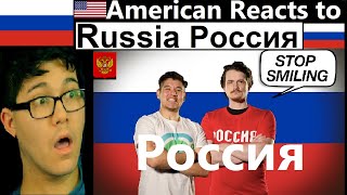 American Reacts to Russia | Geography Now! Russia | Reaction