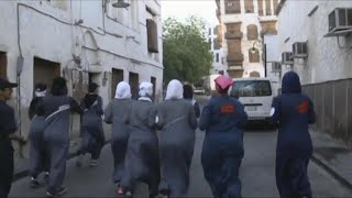 Saudi women exercise their new right to jog