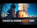 HMAS Ballarat Evolved Sea Sparrow Missile firing