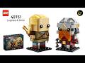 LEGO BrickHeadz The Lord of the Rings 40751: Legolas & Gimli (2024) - unboxing and speed build