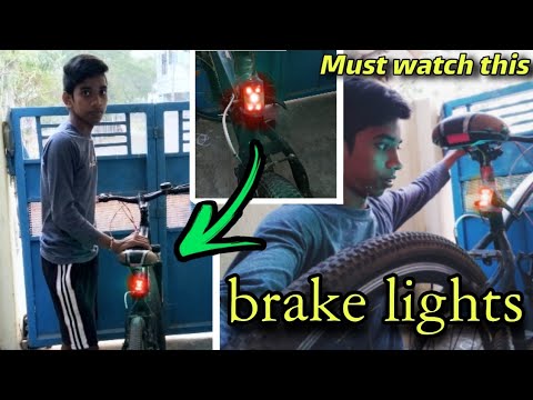 How To Fix Brake Lights For Cycle || Brake Light For Cycle || How To ...