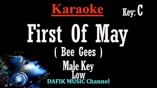 First Of May (Karaoke) Bee Gees Low Male Key C /Nada Rendah Pria /Cowok