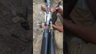 HEAT SHRINK JOINT 300MM XLP CABLE #VIRALVIDEO #SHORTVIDEO #YOUTUBESHORT