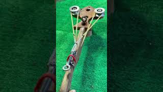 Handmade a Simple wooden crossbow # Craft idea # DIY # Great rollers # Unique