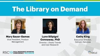 OCLC resource sharing strategy and vision: the library on-demand