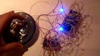 Binary counter using relays