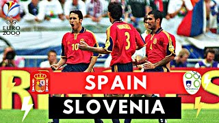 Spain vs Slovenia 2-1 All Goals & Highlights ( 2000 UEFA EURO )