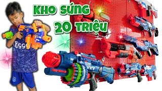 Tony | Thằng Ngáo Khoe Kho Súng 20 Triệu - Nerf Gun Collection