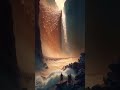 my ai generated art of moses parting the red sea 🤯🌊