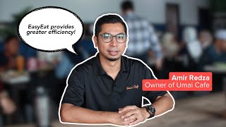 Amir Redza, Umai Cafe Owner | Raves About EasyEat's Restaurant Management AI!