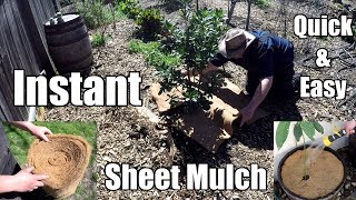 Instant Sheet Mulch For Your Garden!