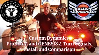 Custom Dynamics ProBeam and Genesis 4 turn signals - Install and Comparison