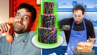 The Try Guys Ruin Glow In The Dark Cakes • Phoning It In