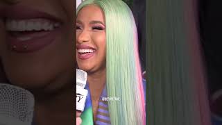 Cardi B Hilariously Responds to Nicki Minaj Question