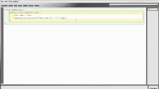 ICSE Java Programming : #6. Parameter Input in Java
