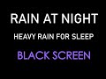 Relax and Sleep Instantly with Rain Sounds - Black Screen for Quick Insomnia Recovery