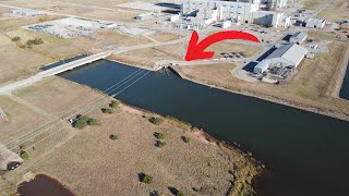 Fishing For Hybrid Striped Bass From This Power Plant Discharge | Sooner Lake, Oklahoma