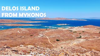 MYKONOS AND DELOS ISLAND 🇬🇷 Greece, walking tour in 4k