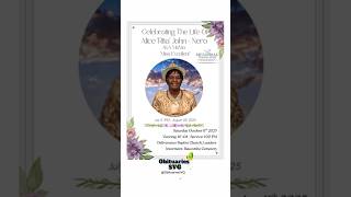 Alice 'Rita' John-Nero | Funeral Service Announcement #obituariessvg #svg #stvincent