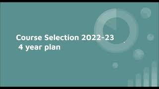 Course Registration 4 year plan 2022-2023