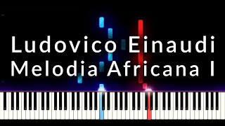 Ludovico Einaudi - Melodia Africana I Piano Tutorial (Synthesia) | bluvs