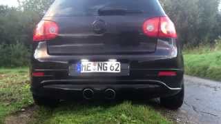 Golf 5 1.6 FSI Exhaust Sound LOUD