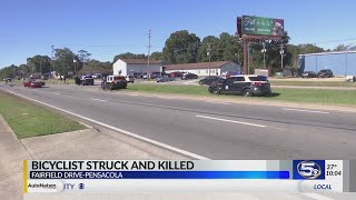 Bicyclist identified in fatal crash with car on Fairfield Drive in Pensacola