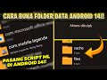 Cara Pasang Script Ml di Android 14 & Cara Buka Folder Data Android 14!!